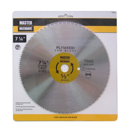 Disston 7.25 in. Master Mechanic Plywood - Paneling Blade, 140 Tooth DI569980